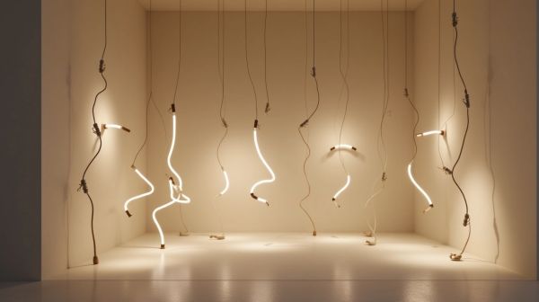 Quand les luminaires suspendus aux formes organiques métamorphosent l'espace