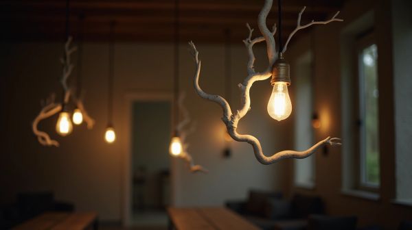 Quand les luminaires suspendus aux formes organiques métamorphosent l'espace