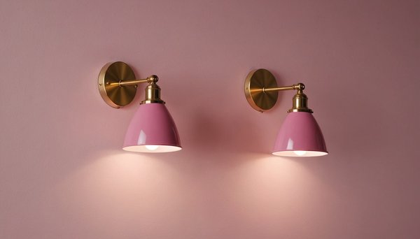 Découvrez nos appliques murales roses : style et douceur!